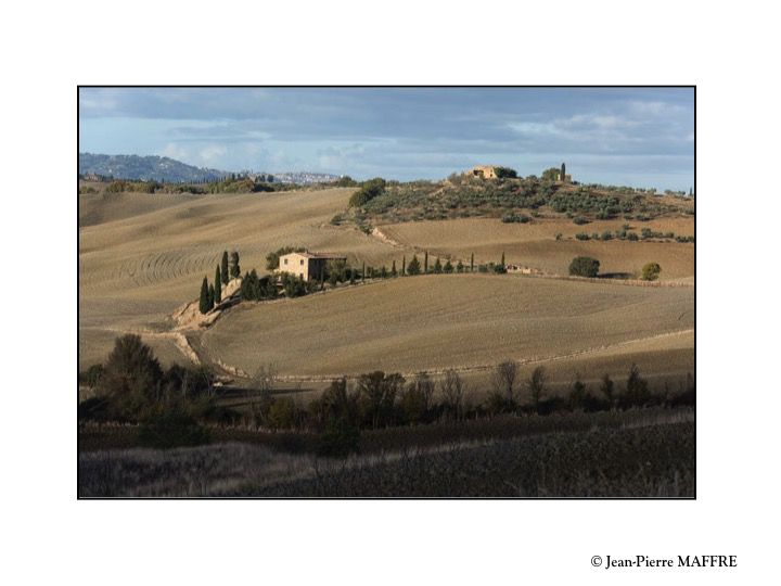 Les paysages de Toscane révèlent des images d'une beauté apaisante.