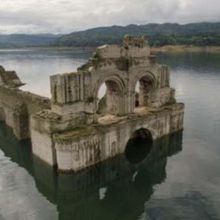 Un temple englouti par un lac refait surface au Mexique !