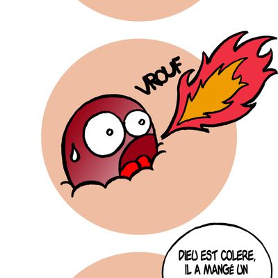 Le strip de l'hémorroide 5 : "Dieu pète le feu"