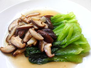 Chou Shanghai aux champignons parfumés