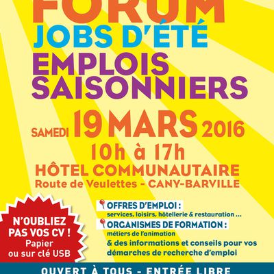 FORUM JOBS D'ETE CCCA 2016