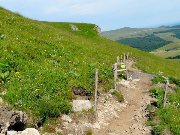 Vues sur le chemin à parcourir et sur le chemin parcouru