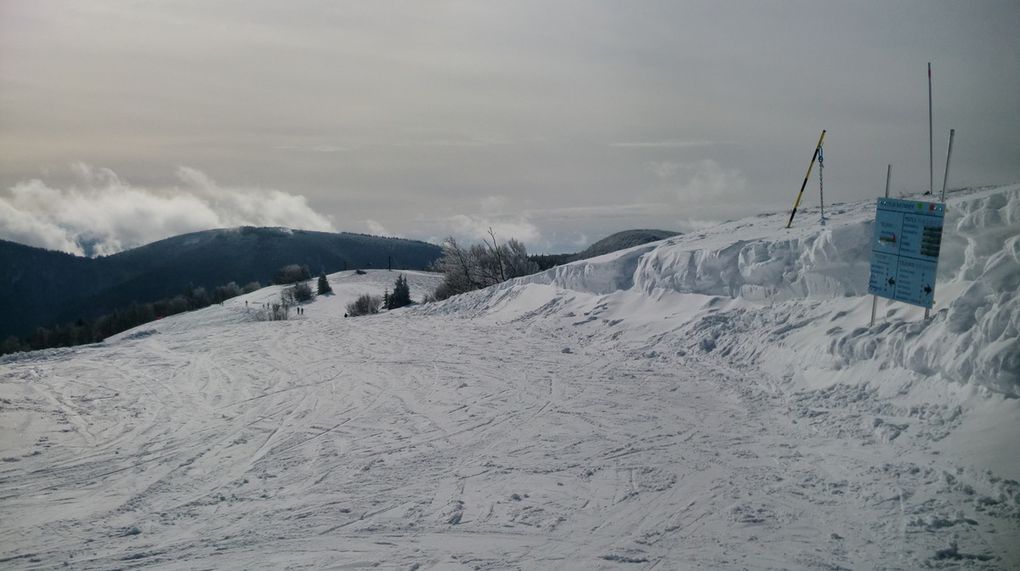 Superbes conditions pour la pratique du ski (Photos : 02/2016).