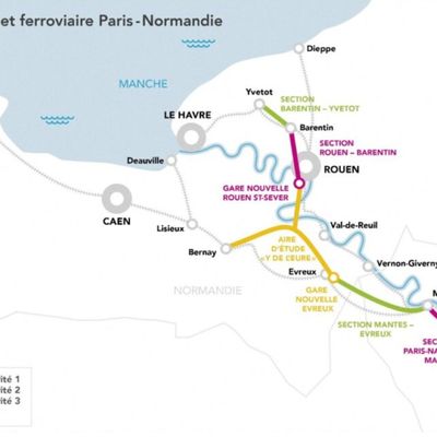 Ligne Paris-Normandie : projet abandonné