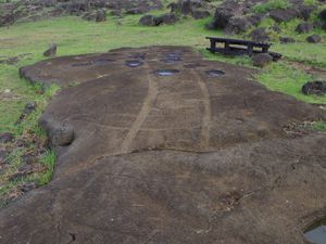 Les pétroglyphes de Papa Vaka.