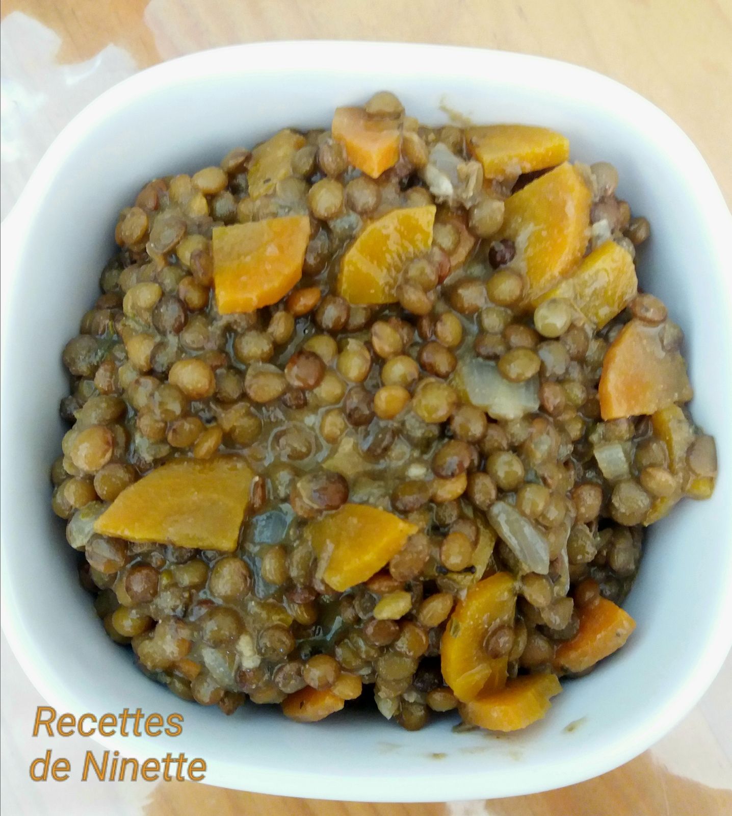 Lentilles au microondes à ma façon Les recettes de