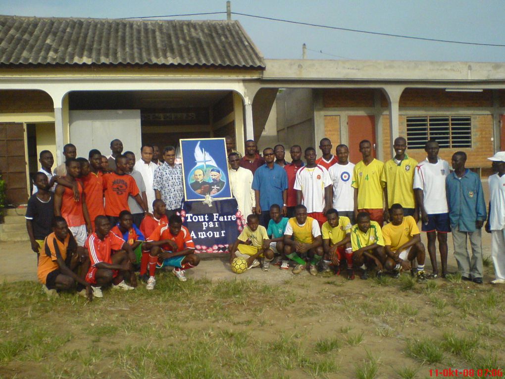 Tournoi de footbal à Agbalepedogan, Lomé lors de l'année du centenaire de la mort de Saint Arnold Janssen et de St Joseph Freinademetz
