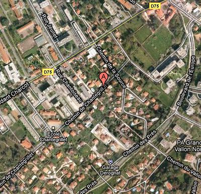 Image satellite Quartier Chantegrillet Ste Foy