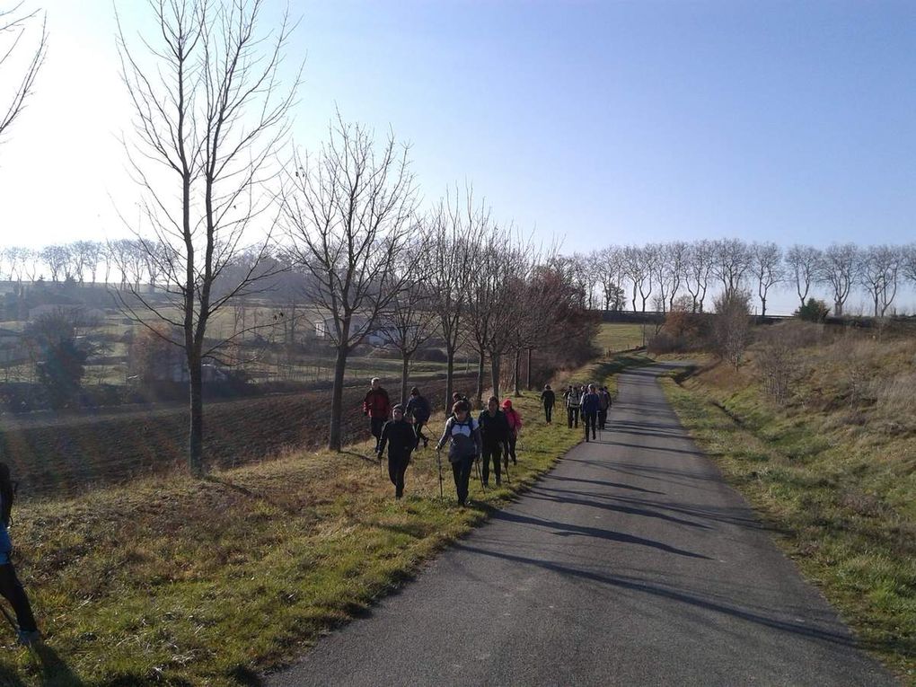 MARCHE NORDIQUE D'AUZIELLE A FOURQUEVAUX