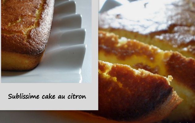 Sublissime cake au citron