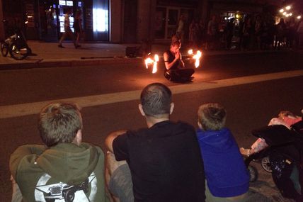 Spectacle de rue à la rochelle