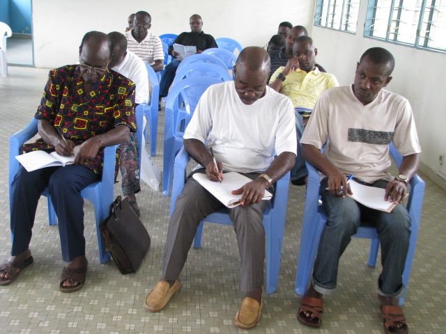 Photos de la deuxième assemblée des eudistes d'Afrique