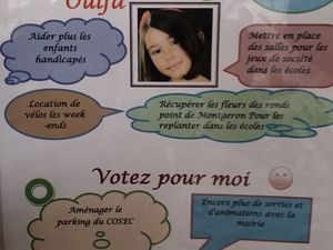 Election du CME (conseil municipal des enfants) dans les écoles