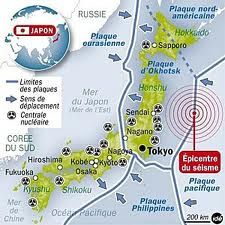 L'ile de Japon déplacé de 2.4 m lors du séisme