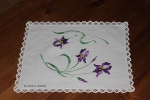 Napperon iris 