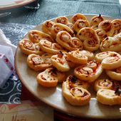 Recette : minis palmiers au chorizo - Les Gralettes