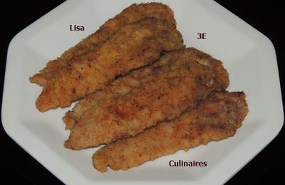 Aiguillettes de canard panées