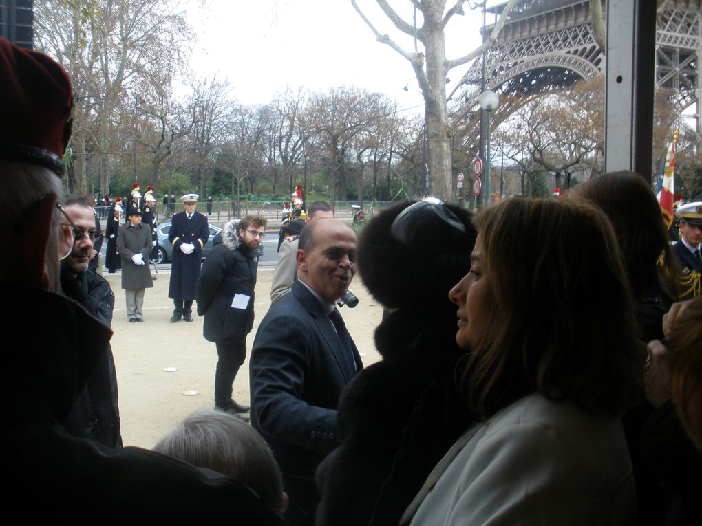 Cérémonies de commémoration du 5 décembre 2012 présidées à Paris par le ministre des anciens combattants Kader ARIF