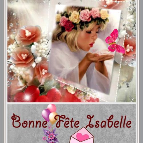 Gifs Bonne Fete Prenom Isabelle 22 Fevrier Balades Comtoises