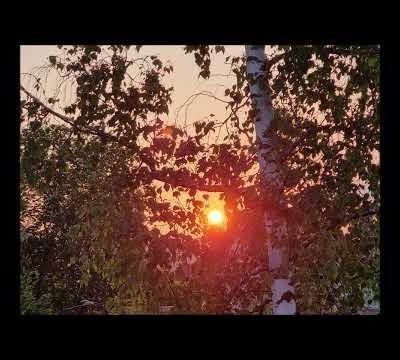 Coucher de soleil à Vernon samedi 13 mai 2023