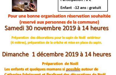 LES GENETTES : Soirée Beaujolais 22 novenbre 2019