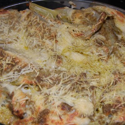  Gratin de fenouil au pesto