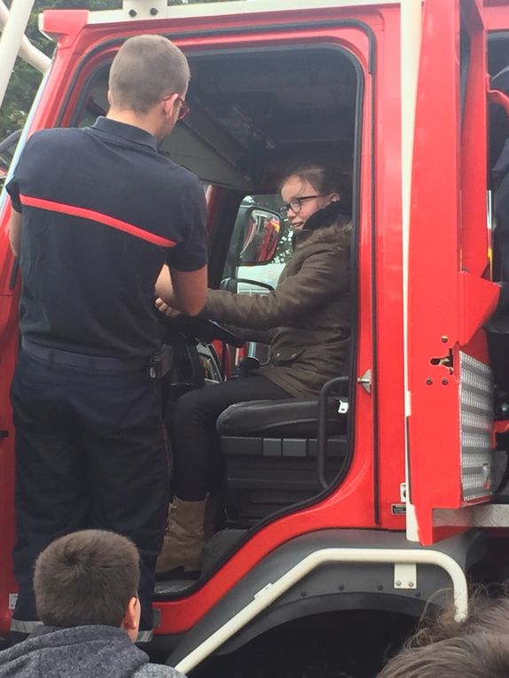 Visite de la caserne des pompiers de Carnac