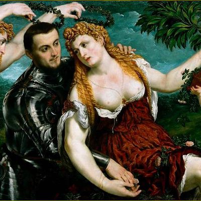 Allégories en peinture -  Paris Bordone  (1500–1570)   allégorie avec les amoureux