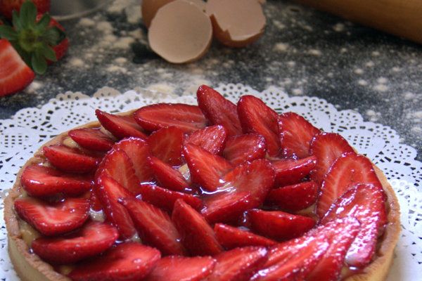 Tarte aux fraises
