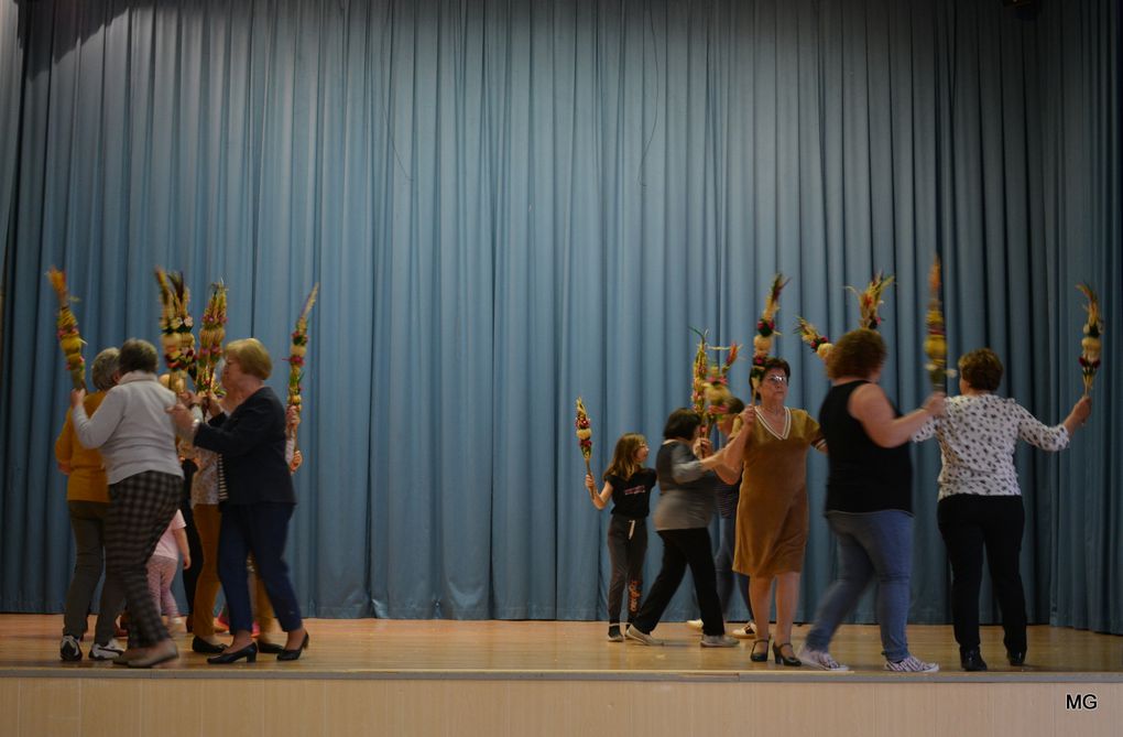 Répétition des Sokols dans la Salle des Fêtes d'Abscon le 13 mai 2023.