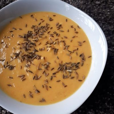 Tartinade de lentilles corail, carottes & coco