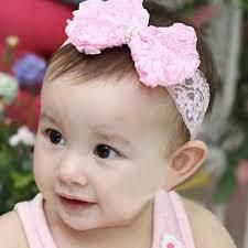Bébé bandeau mignon Baby Girl Kid infantile Fleur Perle Dentelle Hairdress       $ 4,99 click sur le lien