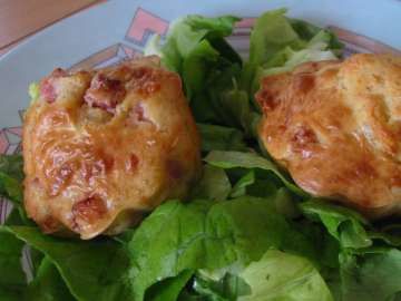 Briochettes au jambon-fromage