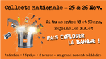 Banque alimentaire --- 25 et 26 Novembre 2011 - Fais exploser la banque ! -- 78/95/75/91/92/93