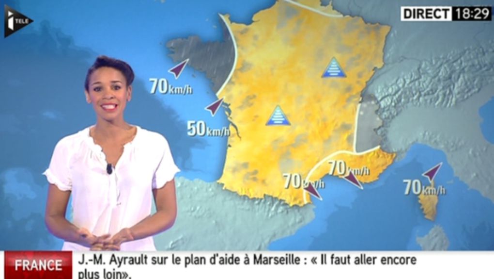 2013 11 08 - 18H28 - ALICIA FALL - ITELE - LA METEO