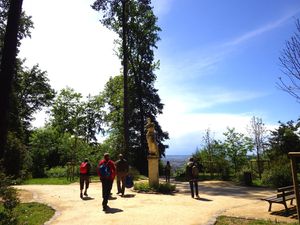 Parc Schlumberger, vue sur le centre ville de Cormeilles