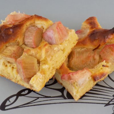 Gâteau rhubarbe dukan