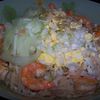 Salade indonésienne aux crevettes