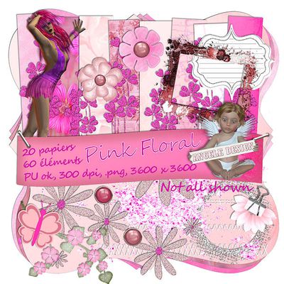 Kit "floral fleurs" d'Angele's design