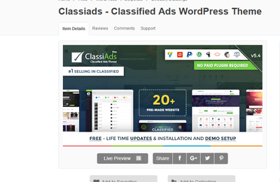 Classified Wordpress Theme 