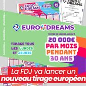 La FDJ va lancer " EuroDreams ", un nouveau jeu de tirage européen ! #EuroDreams - SANSURE.FR