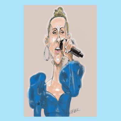 J'ai caricaturé Céline Dion, Robert Mitchum...