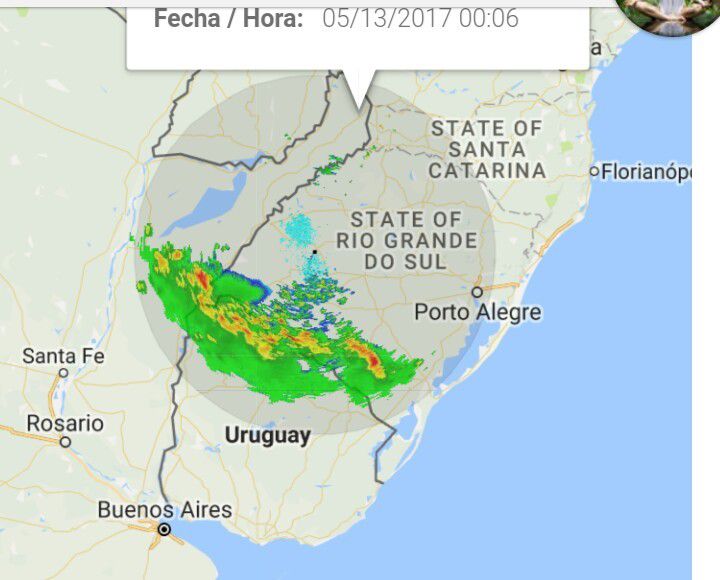 Cinco departamentos[ Artigas, Salto, Rivera, Tacuarembó,  Cerró Largo, se encuentra con nivel Amarilla de alerta. Los demás sin alerta, no se descartan algunas lluvias y lloviznas