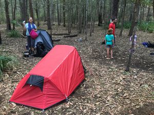 Bush camping at Mount Barney