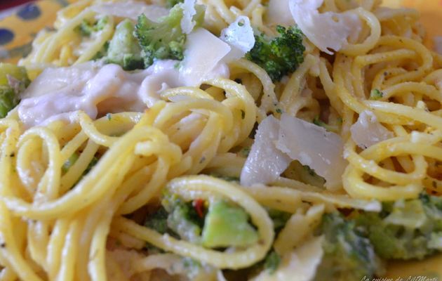 Spaghettis à la crème de chou-fleur :1 recette antigaspi avec le chou-fleur