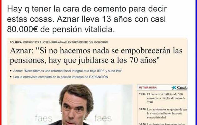 Aznar Cara Cemento