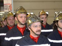 Médaille et galons à la sainte-Barbe des Sapeurs Pompiers à Algrange en 2016 (Partie3)