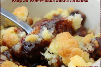 Crumble poires - nutella