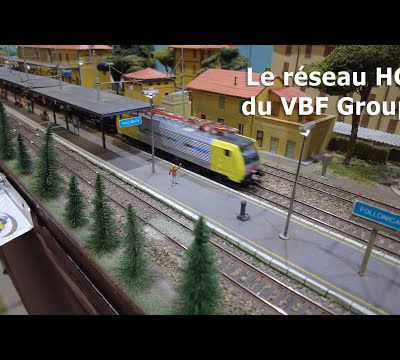 le réseau de train miniatures échelle HO du VBF Group