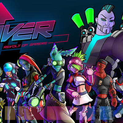 TEST de HOVER REVOLT OF GAMERS (sur PC): la réincarnation de JET SET RADIO (ou presque)